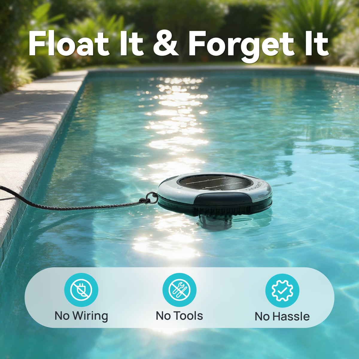 AQUASTRONG copper ion technology supports clear water and reduced scale.