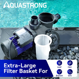AQUASTRONG 2-year warranty provides long-term peace of mind.