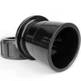 Aquastrong pool pump adapter with 1.5 inch PVC connection, two-piece set ready for installation