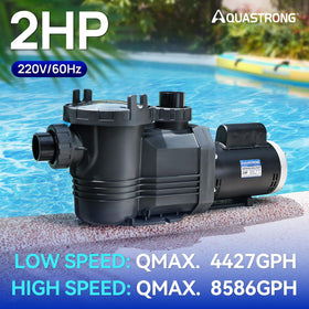 AQUASTRONG dual-speed switch enabling flexible pool circulation.