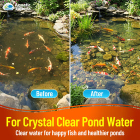 Aquatic Experts beige pad 1.25 inch thick supports koi pond filtration