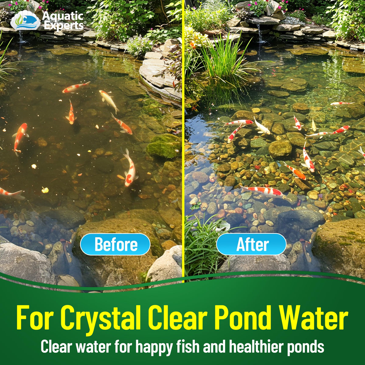 Durable reusable pond filter pad resisting tearing and warping during use.
