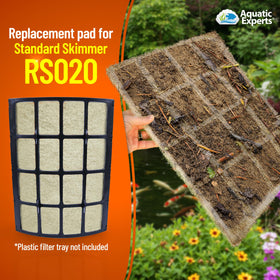 Aquatic Experts filter pad texture close-up for koi pond filtration