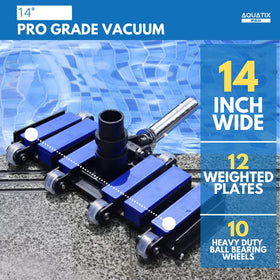 Aquatix Pro aluminum handle offers strong, light control.