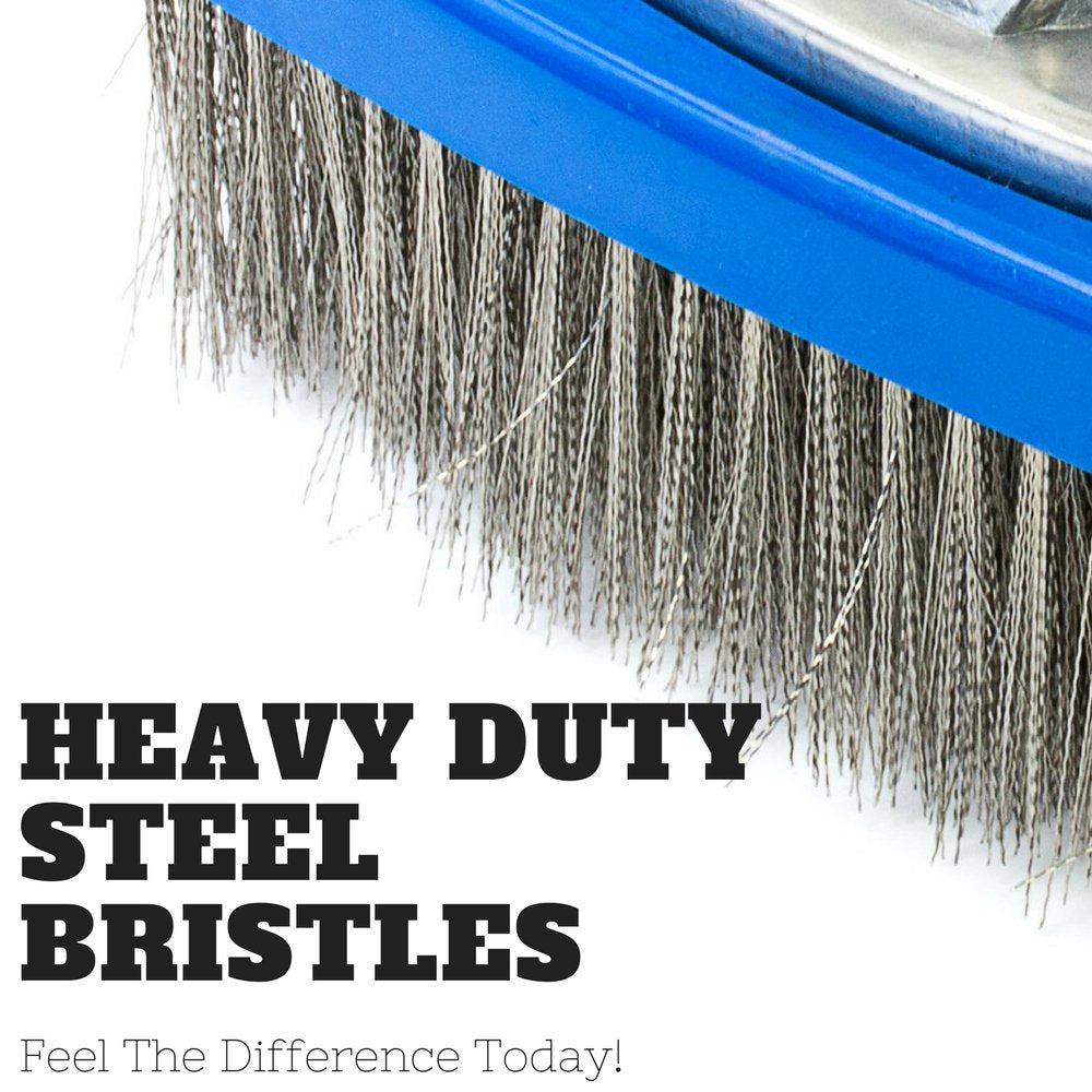 Aquatix Pro bristles resist wear for durable pool maintenance.