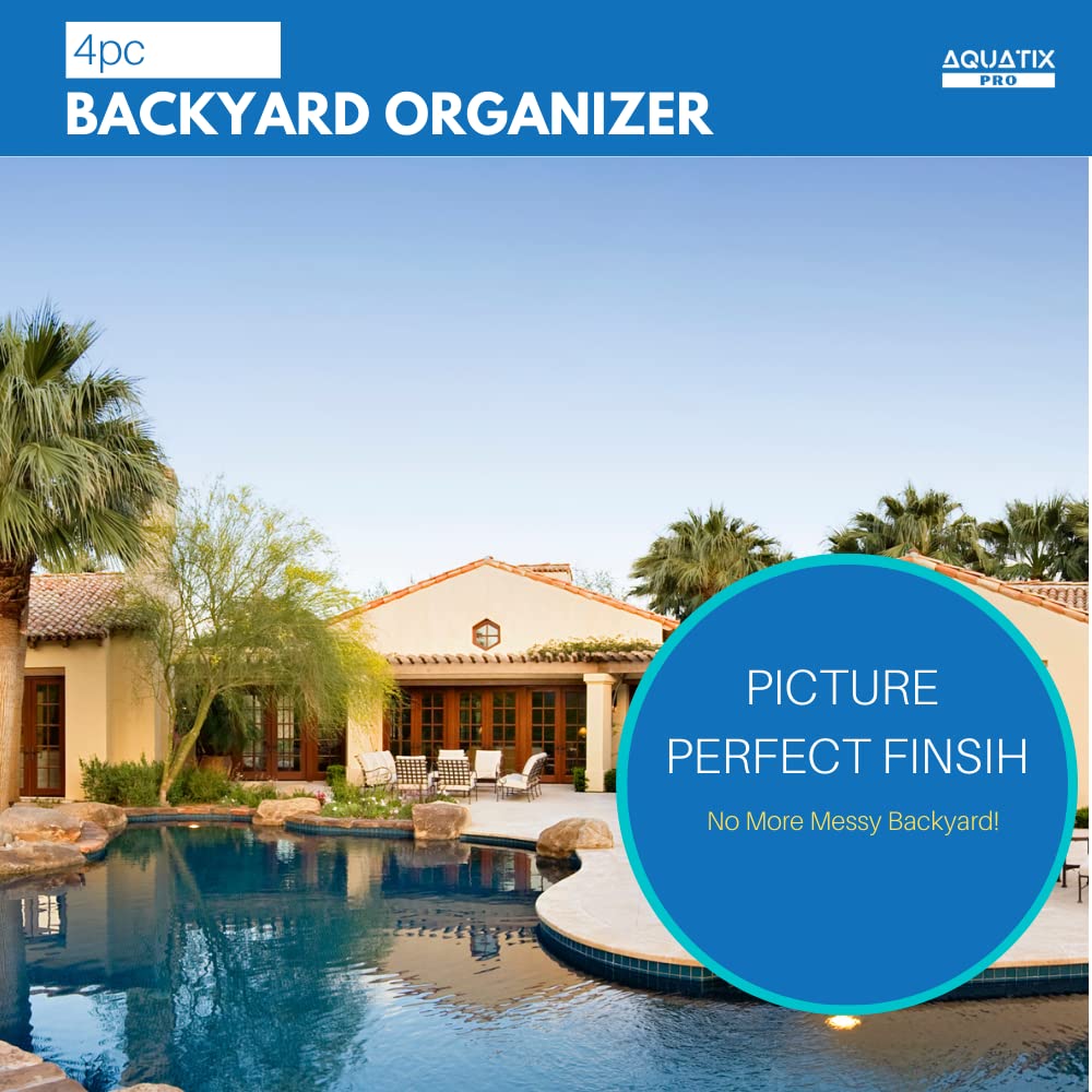 Aquatix Pro rust-proof aluminum hanger shown resisting weather