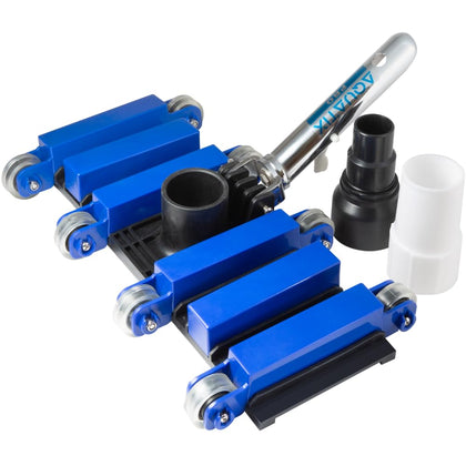 Aquatix Pro vacuum head with wheels for stable, efficient pool cleaning.