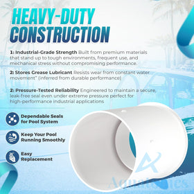 Aquatonics R38013B compatible with skimmer socks and inserts for cleaner water.