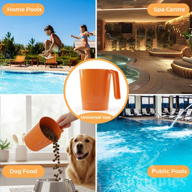 Aquatonics multi-use utility scoop doubles as garden and household tool.