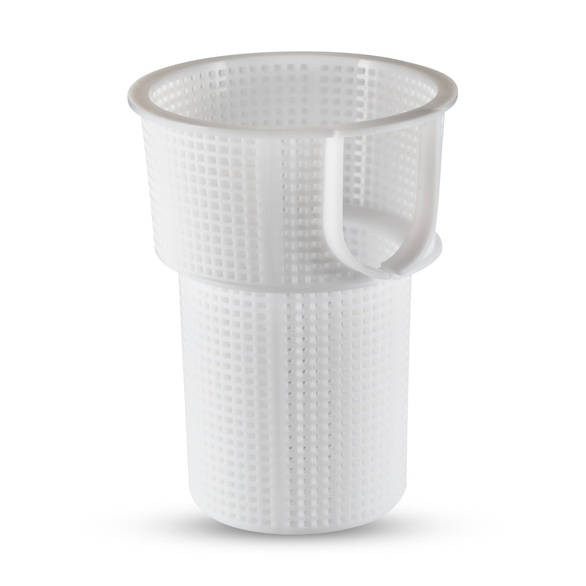 Aquatonics 355667 pump basket in front view shows durable construction.