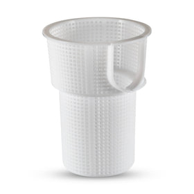 Aquatonics 355667 pump basket in front view shows durable construction.