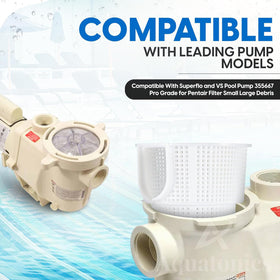 Aquatonics 355667 heavy-duty plastic ensures long-lasting pool protection.