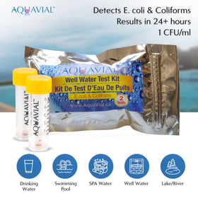 AquaVial 2-pack: convenient dual-test kit for home water quality checks.