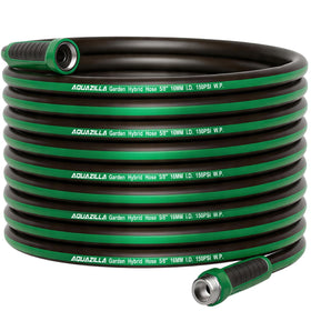 AQUAZILLA garden hose with 125 ft extended length for full yard coverage and efficient watering