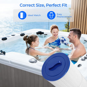 AQUIVEX 6000-383A measures 14 7/8 inches long and 6 5/8 inches diameter