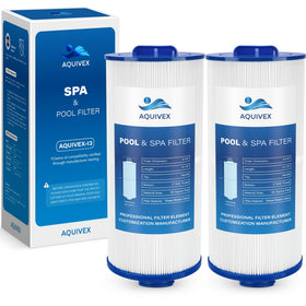 AQUIVEX 6000-383A cartridge close-up with trilobal fabric for fine filtration