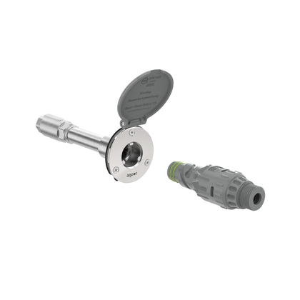 Aquor House Hydrant V1+ wall-mount anti-siphon valve for safe, leak-free outdoor water access.