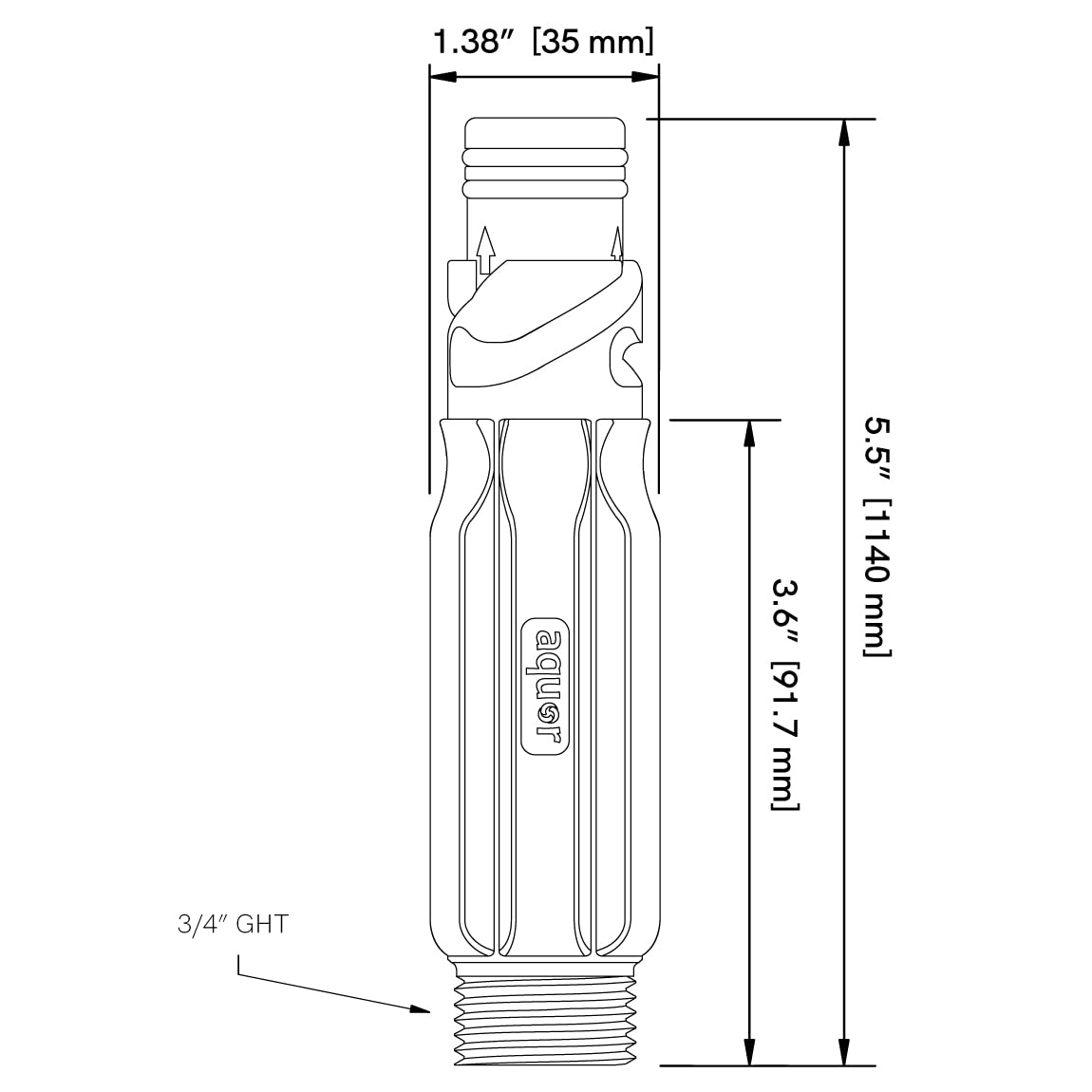 Aquor Quick Connect Fitting enabling rapid hose swaps during outdoor use