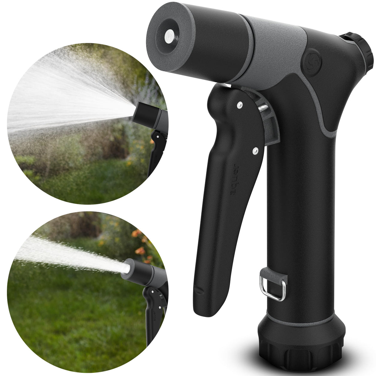 Aquor Utility Spray Nozzle heavy-duty design backed by 5-year warranty.