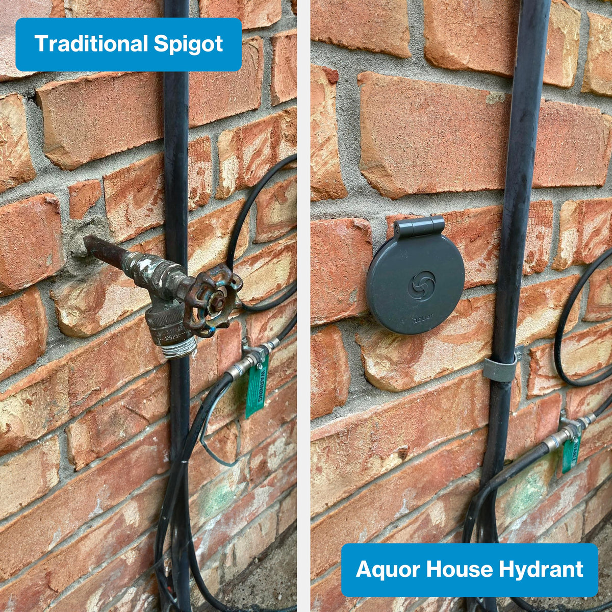 Aquor V1+ install depth 9-3/4 inches for durable wall plumbing