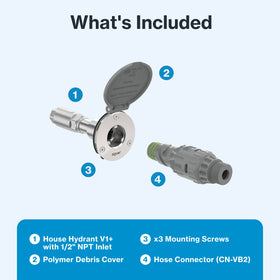 Aquor three mounting screws included for fast, secure installation.