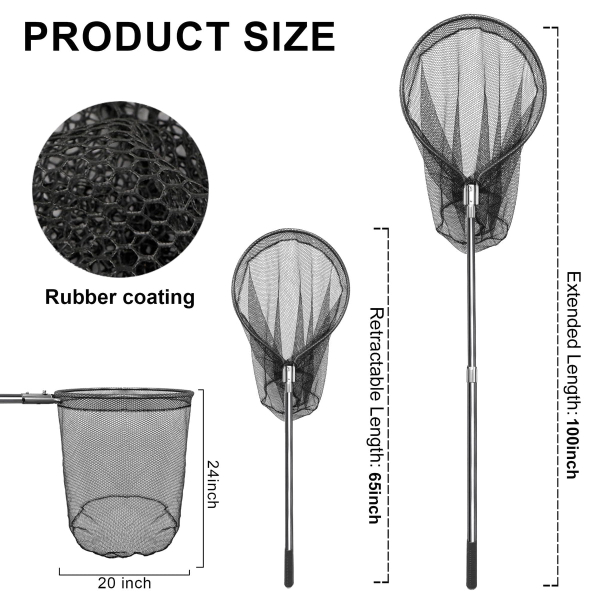 AQWXC Catch Net lightweight portable design for garden use.