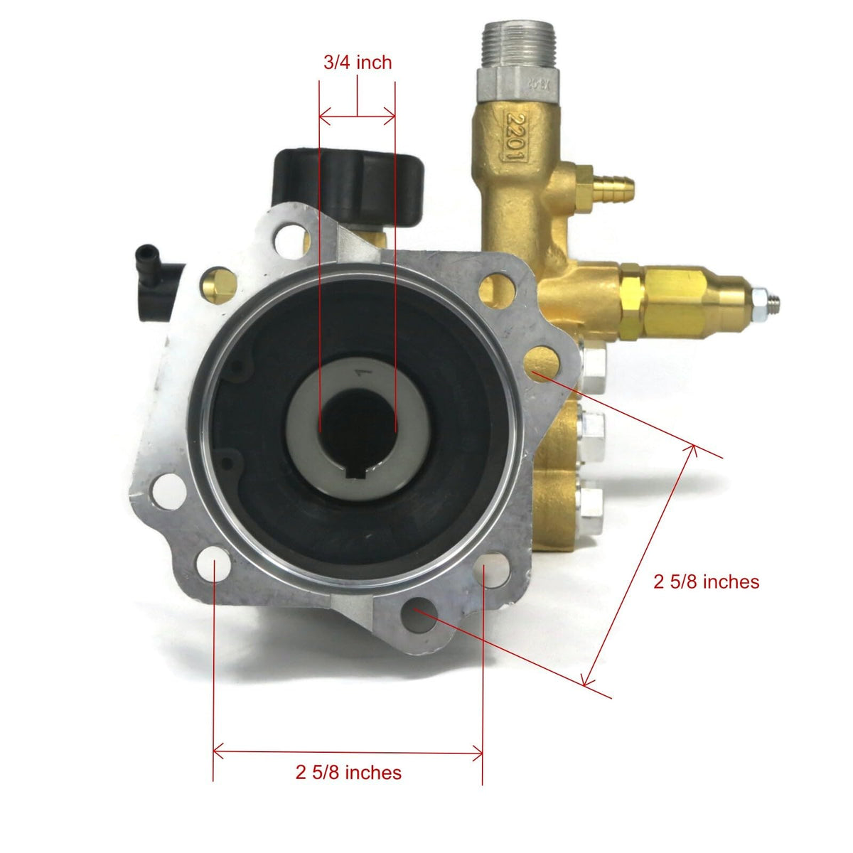 AR Annovi Reverberi RMV25G30D-EZ piston mechanism highlights precision 3-piston design.