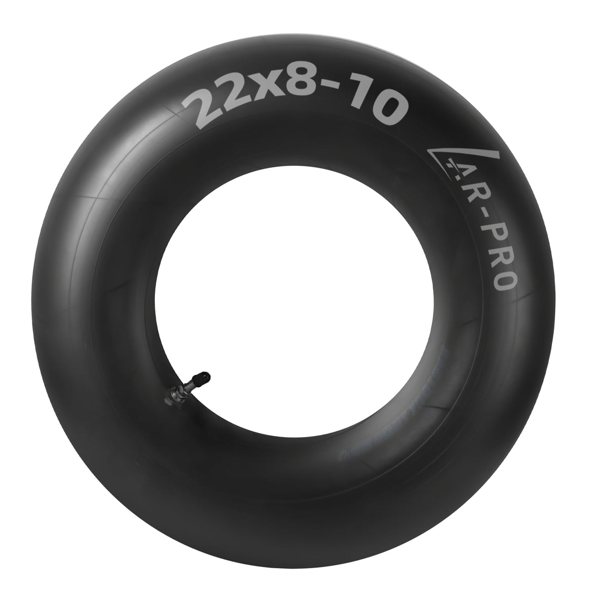 AR-PRO inner tube for 22x8-10 with TR6 stem, durable construction for rugged terrains