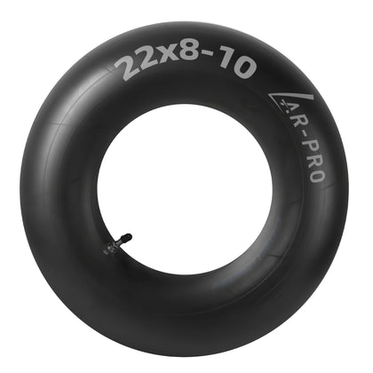 AR-PRO inner tube for 22x8-10 with TR6 stem, durable construction for rugged terrains