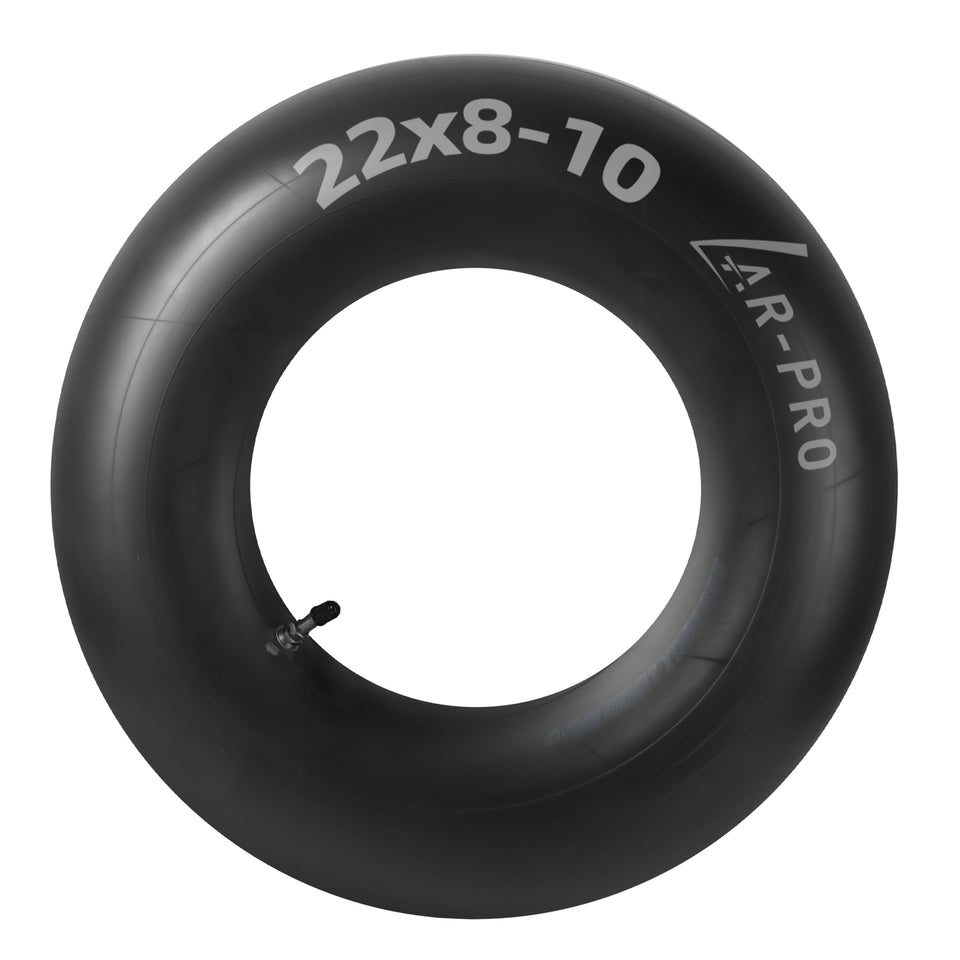 AR-PRO inner tube for 22x8-10 with TR6 stem, durable construction for rugged terrains