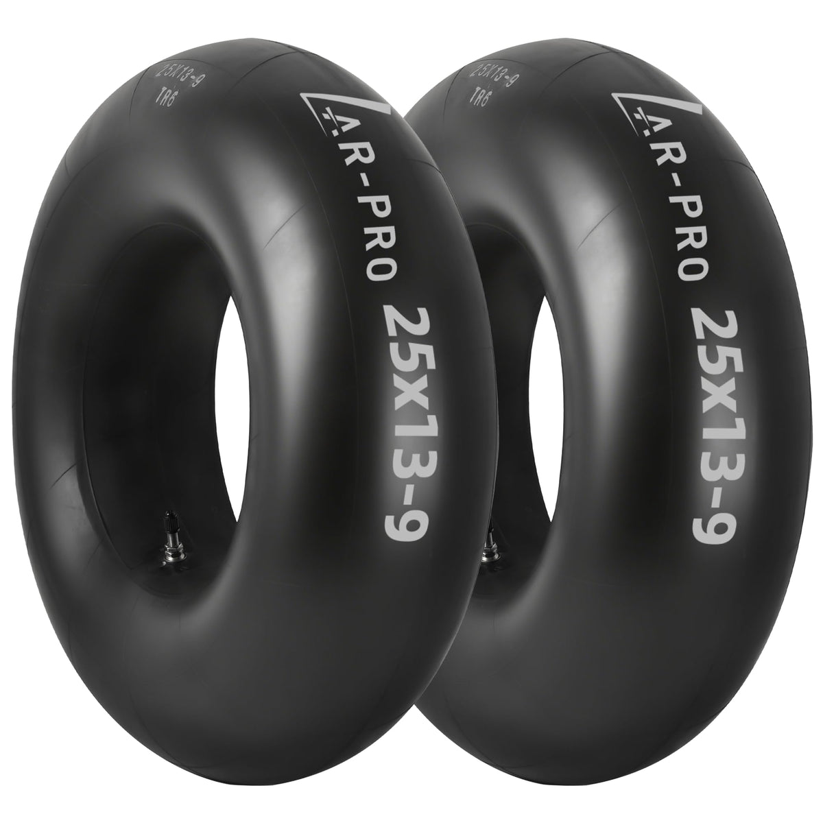 AR-PRO 25x13x9 inner tube with TR6 stem enables reliable inflation for rugged ATV tires.