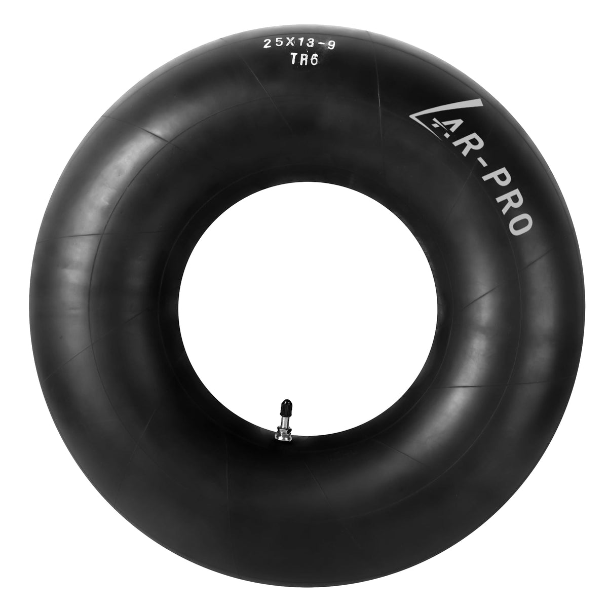 AR-PRO 25x13x9 inner tube for ATVs and UTVs with TR6 valve, reliable inflation.
