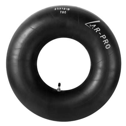 AR-PRO 25x13x9 inner tube for ATVs and UTVs with TR6 valve, reliable inflation.