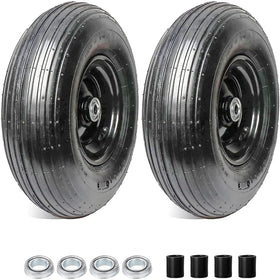AR-PRO 4.00-6 tire wheel assembly for wheelbarrows with stable traction