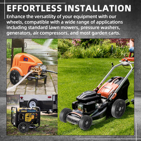 AR-PRO 7-inch wheel demonstrates solid tire and rim construction for all-terrain grip.