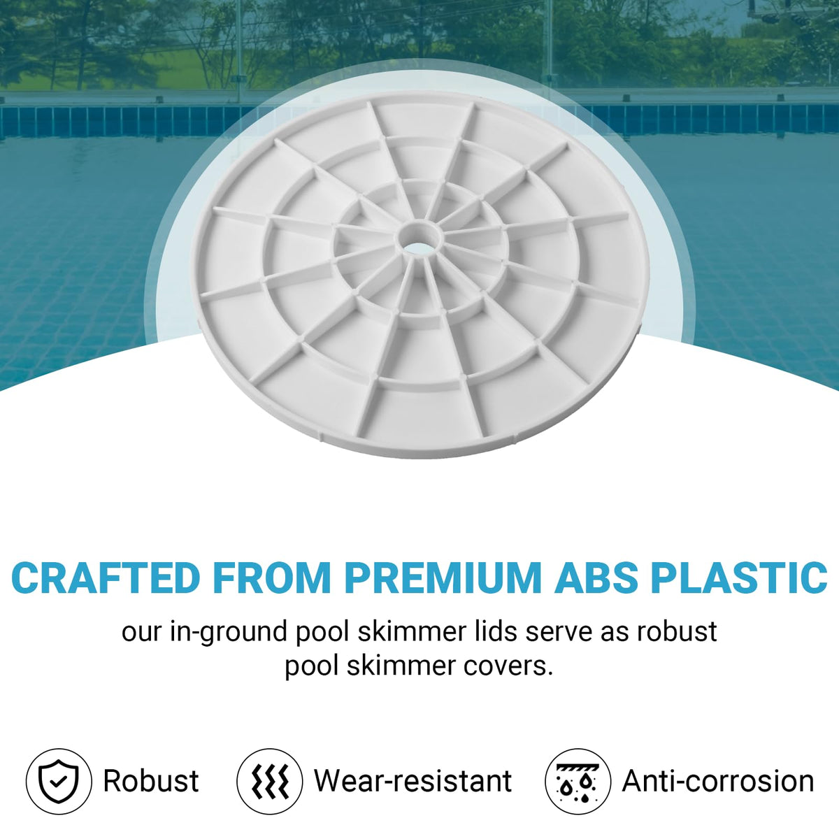 AR-PRO lid underside shows web reinforcement for strength
