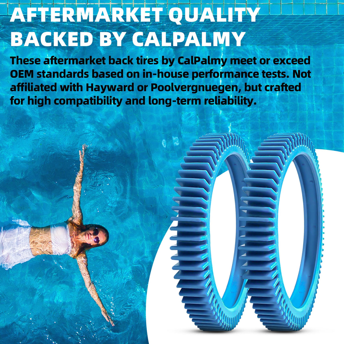AR-PRO aftermarket tires deliver long-lasting performance for in-ground pool vacuums.