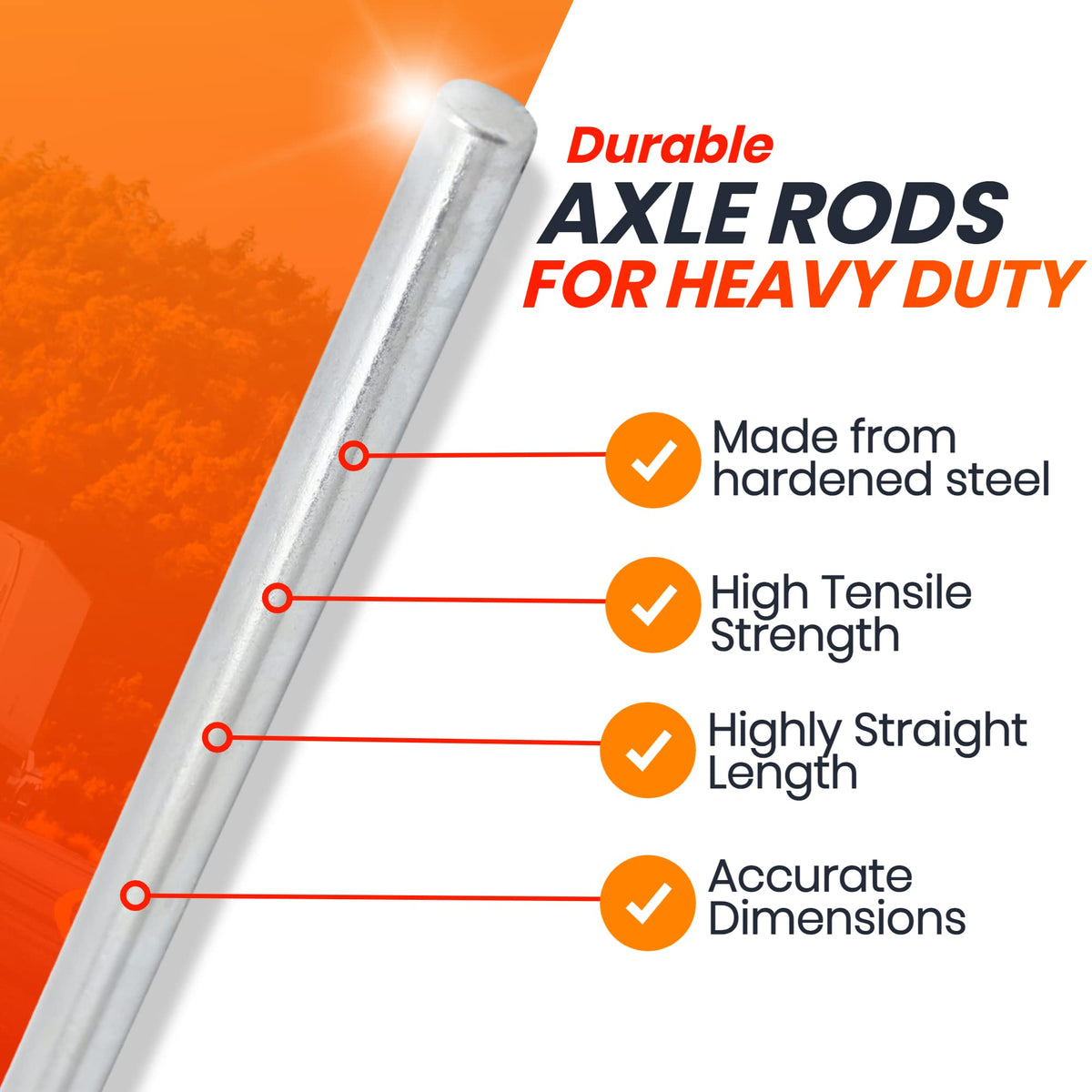 AR-PRO rod cut-to-size capability supports DIY projects.