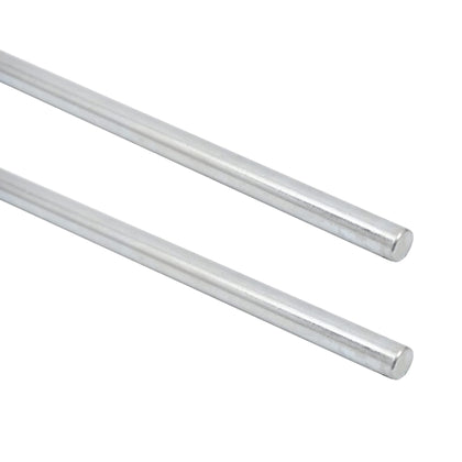 AR-PRO 1/2x36 zinc-plated axle rod close-up highlighting corrosion resistance.