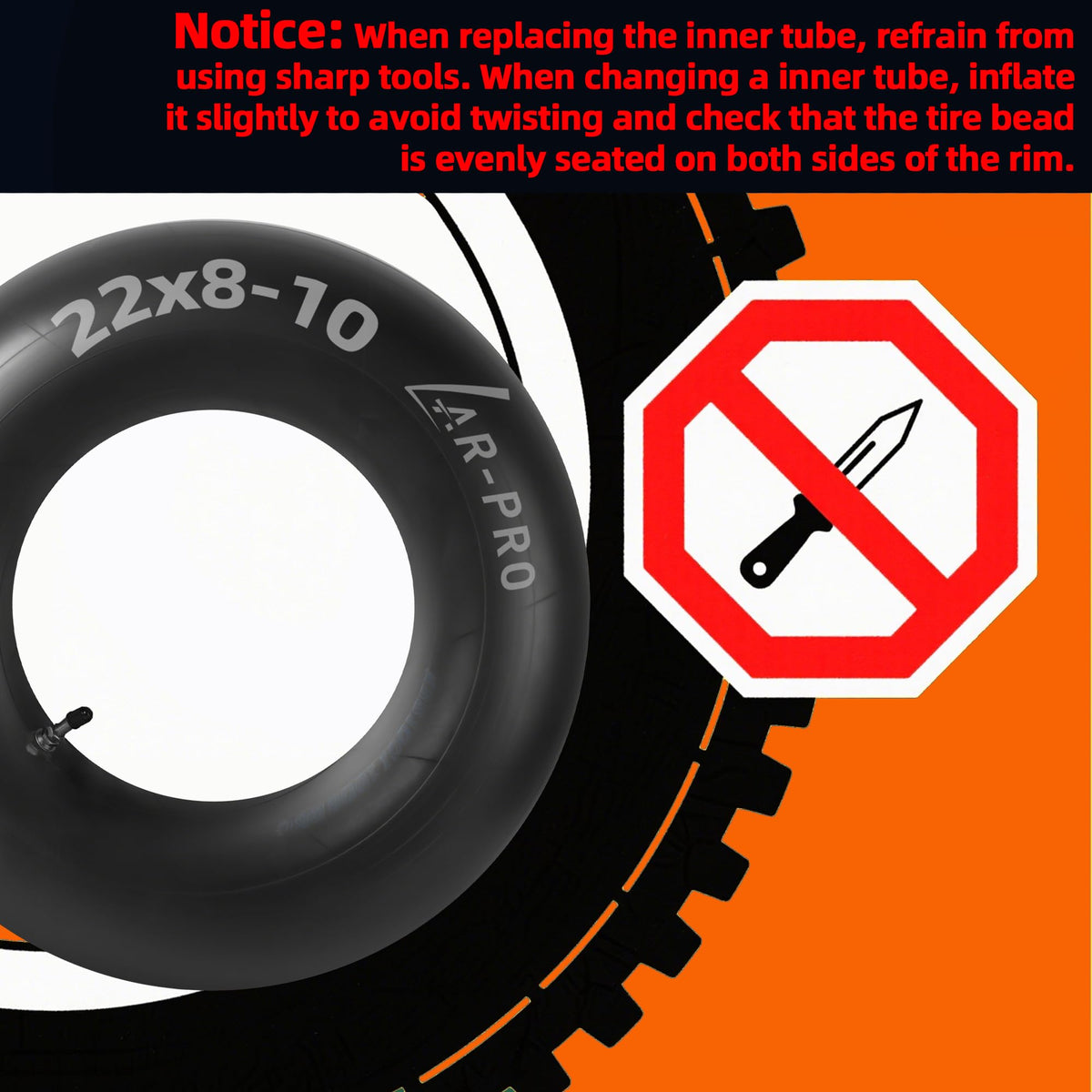 AR-PRO bead seating check guides correct installation and seating