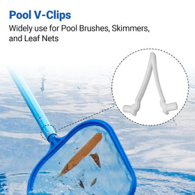 AR-PRO butterfly clip for pool cleaning nets and skimmers, secure connections