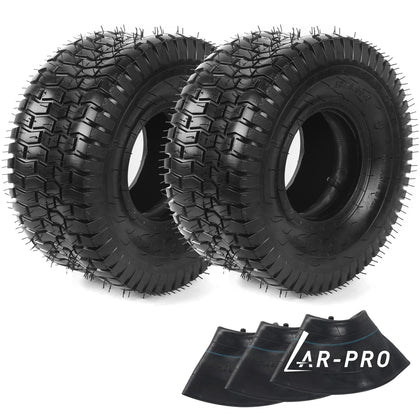 AR-PRO Combo 15x6.00-6 tire side view shows rugged lawn-ready design