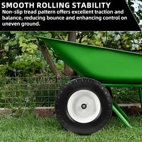 AR-PRO compatible with Jackson, True Temper, and Ames wheelbarrows for easy replacement.