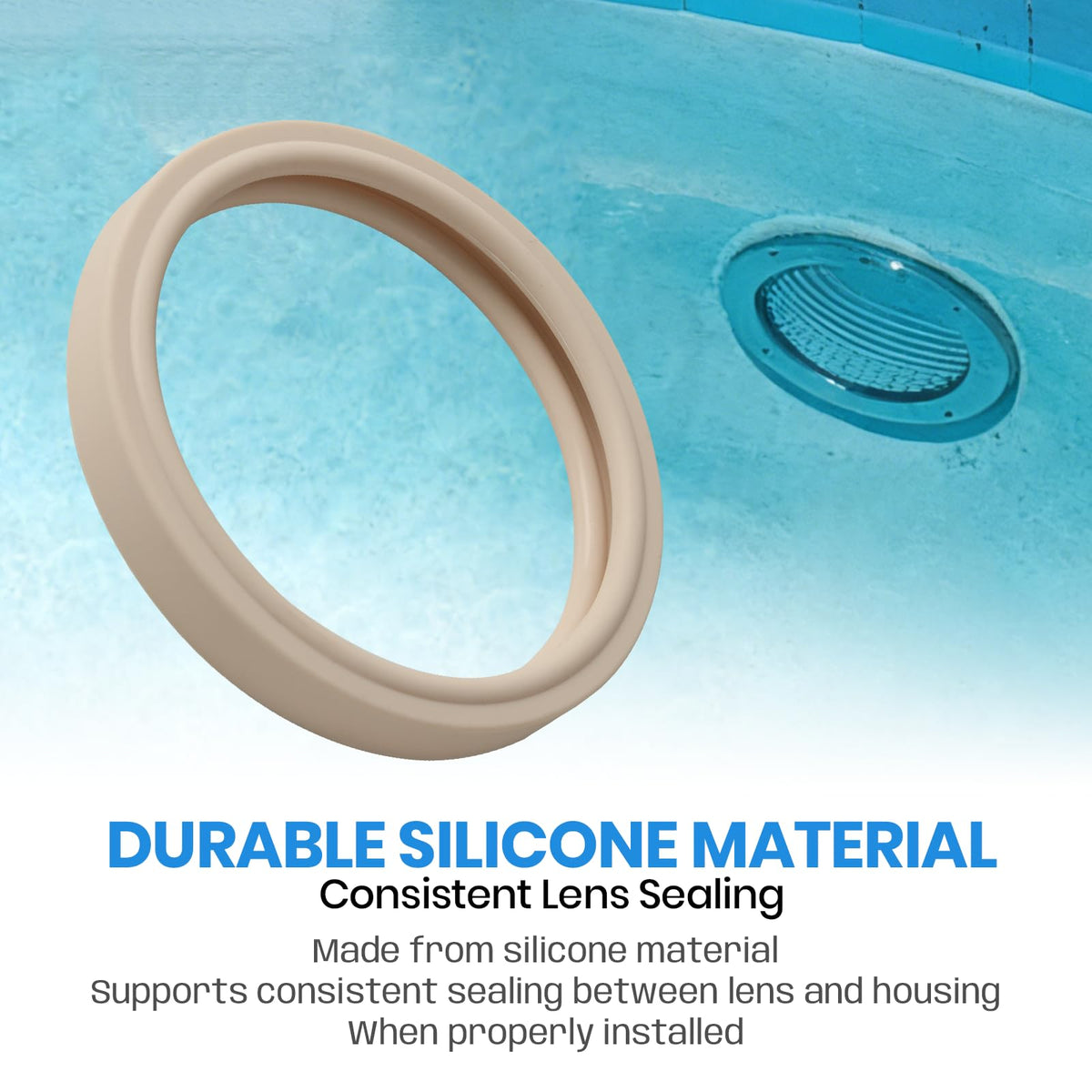 AR-PRO durable silicone gasket resists wear and maintains fit.