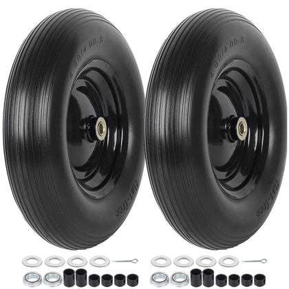 AR-PRO flat-free tire 4.80/4.00-8 ready for all-weather outdoor work.