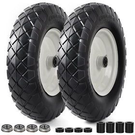 AR-PRO flat-free 16-inch wheel for maintenance-free use.