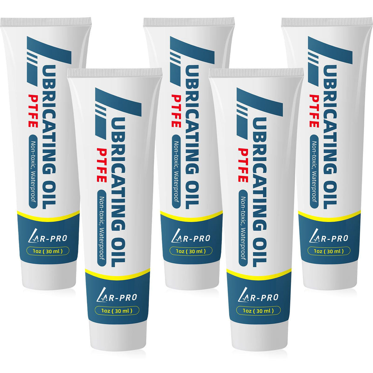 AR-PRO general-purpose sealant lubricant 5-pack for pool O-rings and gaskets.