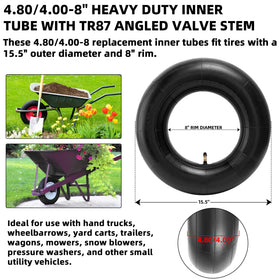 AR-PRO heavy-duty inner tube viewed from the side for rugged outdoor use.