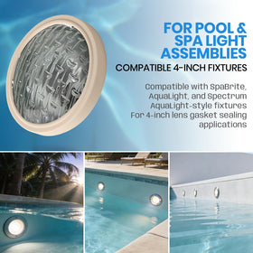 AR-PRO off-white gasket pack blends with light fixtures.
