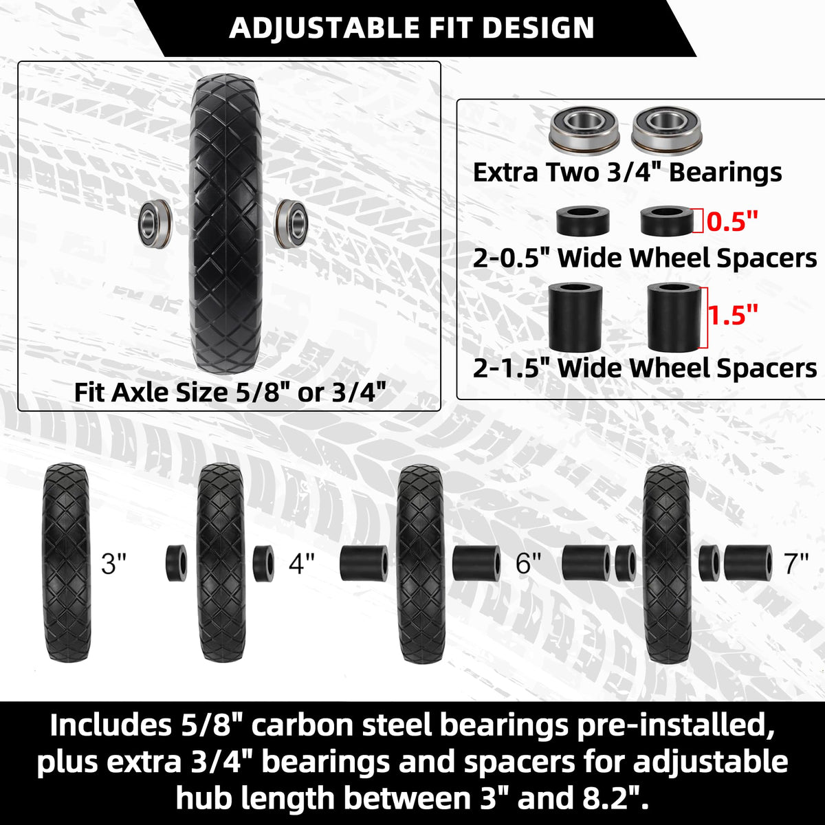 AR-PRO polyurethane construction delivers durable, puncture-resistant performance.
